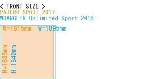 #PAJERO SPORT 2017- + WRANGLER Unlimited Sport 2018-